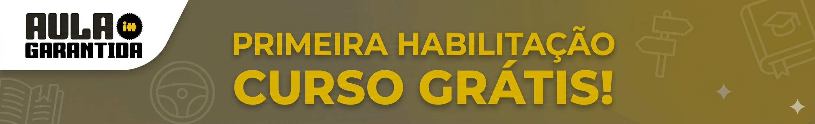Primeira Habilitação | Curso grátis